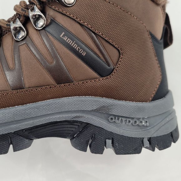 Lamincoa Winter Snow Hiking Boots For Women Fur-Lined (Size 6) Brown - Picture 11 of 13